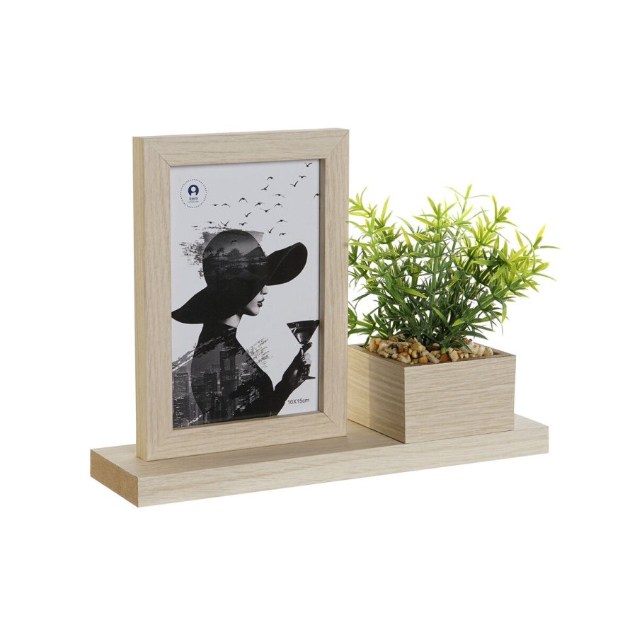 Fotoramme Home ESPRIT Natur Tr MDF Skandinavisk 25 x 7 x 19 cm #1