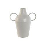 Vase Home ESPRIT Hvid Metal 33,5 x 20 x 36 cm #1