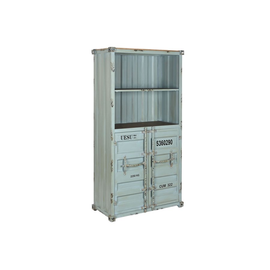 Hylder Home ESPRIT Turkisbl Himmelbl Metal Tr MDF 87 x 44 x 168,5 cm #1