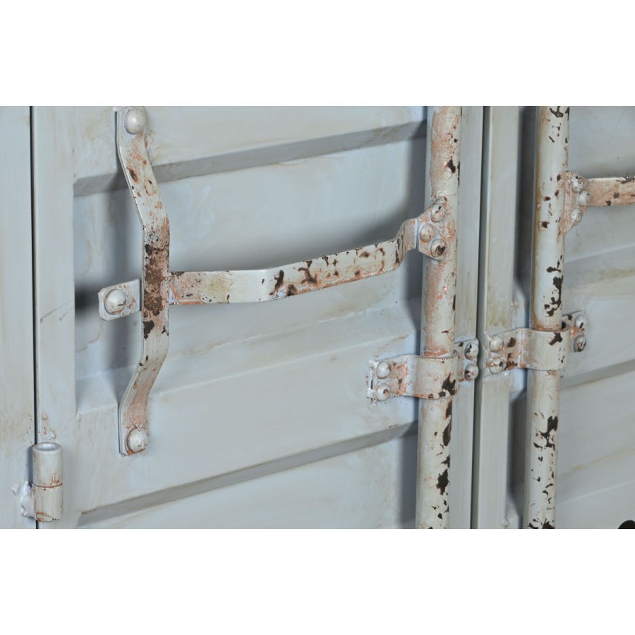Flaskereol Home ESPRIT Turkisbl Metal Tr MDF 76,5 x 39,5 x 157,5 cm #7