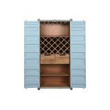 Flaskereol Home ESPRIT Turkisbl Metal Tr MDF 76,5 x 39,5 x 157,5 cm #10