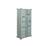 Flaskereol Home ESPRIT Turkisbl Metal Tr MDF 76,5 x 39,5 x 157,5 cm #1