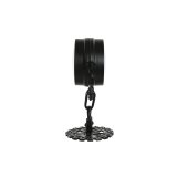 Namizna ura Home ESPRIT Sort Slvfarvet Metal Krystal 18 x 17 x 33 cm #17