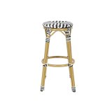 Taburet Home ESPRIT To-farvet Metal syntetisk spanskrr 39,5 x 39,5 x 74,5 cm #1