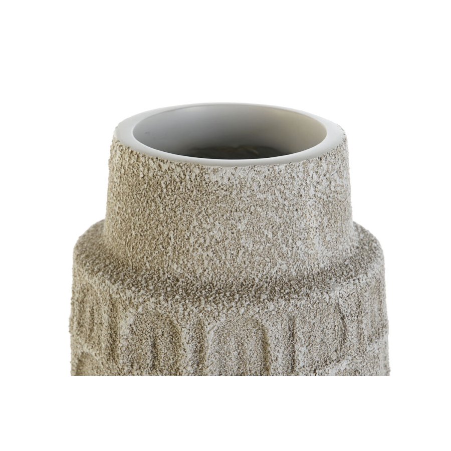 Vase Home ESPRIT Hvid Harpiks 18 x 18 x 52 cm #2