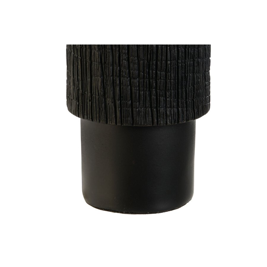 Vase Home ESPRIT Sort Harpiks 10 x 10 x 30 cm (12 enheder) #4