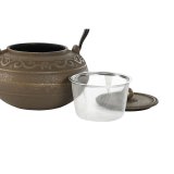 Tekande Home ESPRIT Brun Grn Rustfrit stl Jern 1,3 L (2 enheder) #7