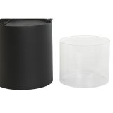 Lyseholder Home ESPRIT Sort Metal Krystal 24,5 x 24,5 x 46 cm (2 enheder) #3