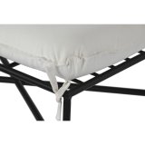 Fodsttte Home ESPRIT Hvid Sort Metal Urban 75 x 50 x 45 cm #3