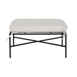 Fodsttte Home ESPRIT Hvid Sort Metal Urban 75 x 50 x 45 cm #4