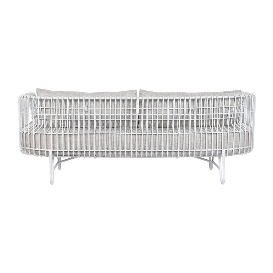 Sofa Home ESPRIT Hvid Beige Metal 180 x 66 x 66 cm #7