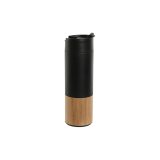 Termokande Home ESPRIT Sort Natur 400 ml #1