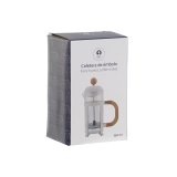 Kaffekande med stempel Home ESPRIT Hvid Natur Rustfrit stl polypropylen 350 ml 13 x 8 x 19 cm #10