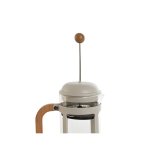 Kaffekande med stempel Home ESPRIT Hvid Natur Rustfrit stl 800 ml 15 x 10 x 22 cm #4