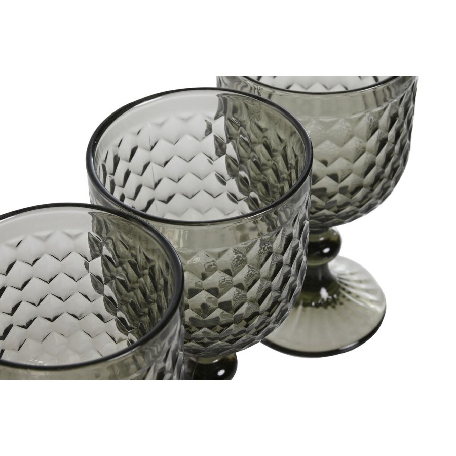 St med glas Home ESPRIT Gr Krystal 325 ml (6 enheder) #3