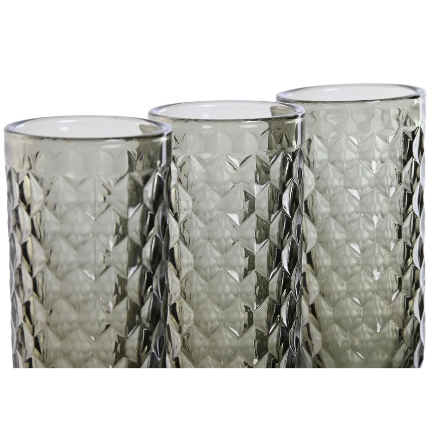 S�t med glas Home ESPRIT Gr� Krystal 150 ml (6 enheder) #2