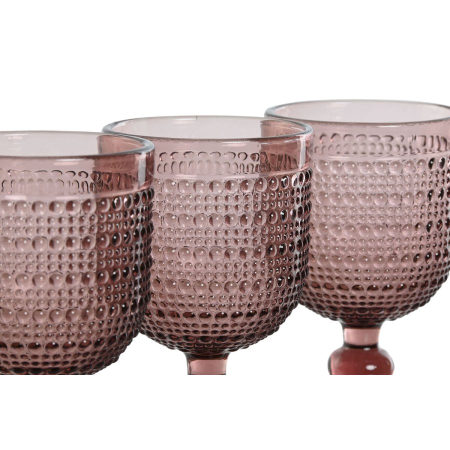 St med glas Home ESPRIT Pink Krystal 240 ml (6 enheder) #4