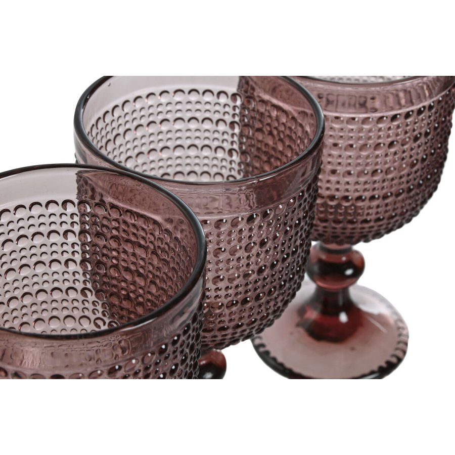 St med glas Home ESPRIT Pink Krystal 325 ml (6 enheder) #7