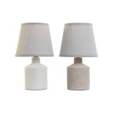 Bordlampe Home ESPRIT Hvid Beige 40 W 220 V 15 x 15 x 27 cm (2 enheder) #1