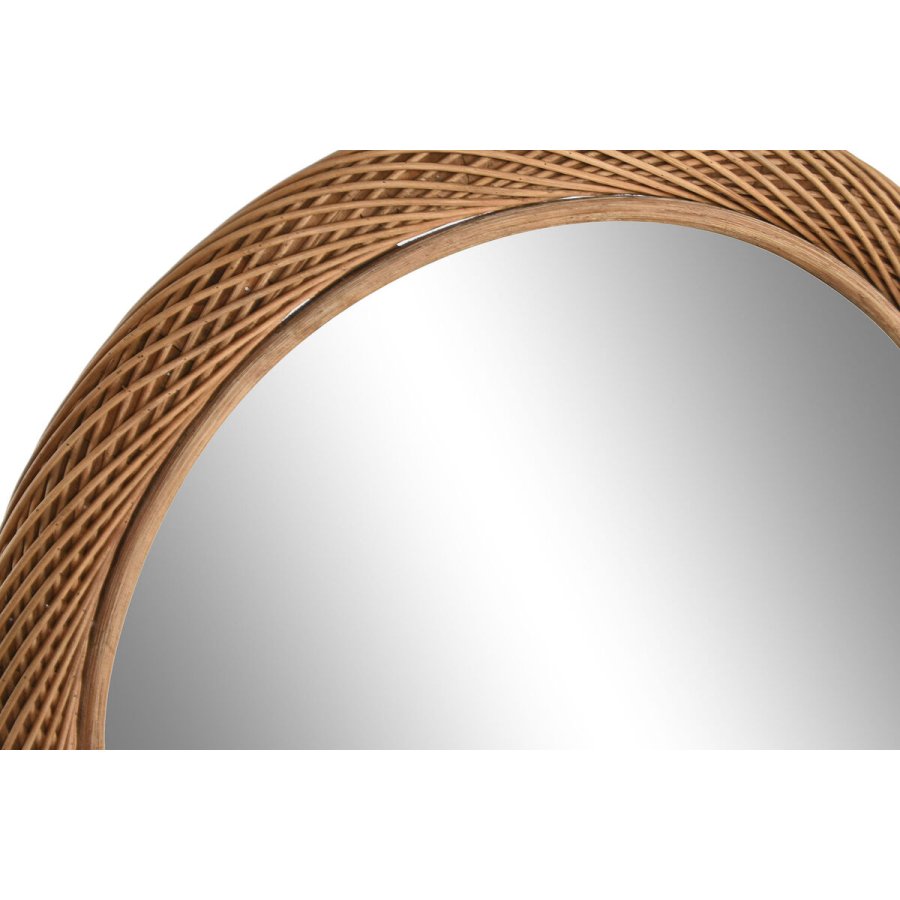 Vgspejl Home ESPRIT Lys brun Natur Urban 72 x 7 x 72 cm #2