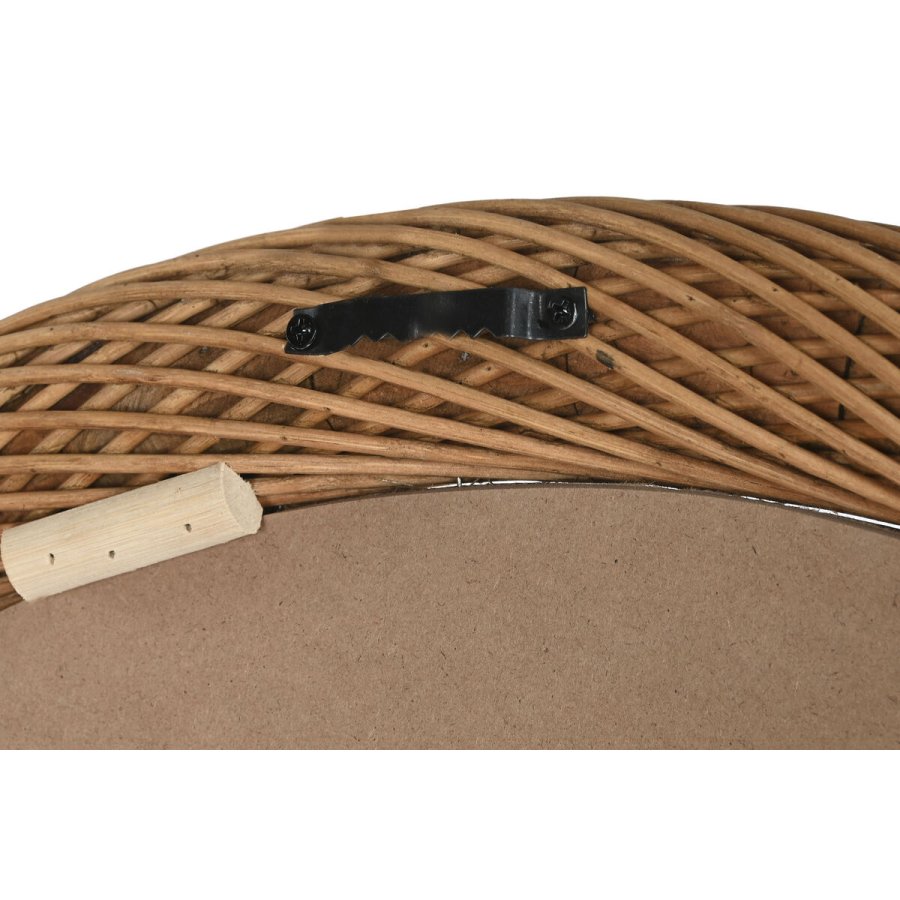 Vgspejl Home ESPRIT Lys brun Natur Urban 72 x 7 x 72 cm #5