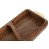 Snack bakke Home ESPRIT Gylden Natur 45 x 12,7 x 4,5 cm #2