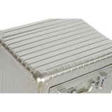 Natbord Home ESPRIT Slvfarvet Metal Tr MDF 46 x 39 x 63 cm #5
