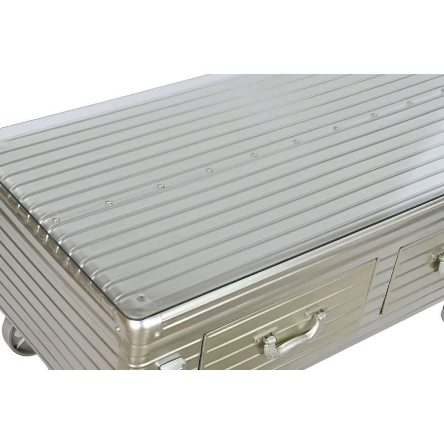 Sofabord Home ESPRIT Metal Krystal 100 x 52 x 46 cm #2