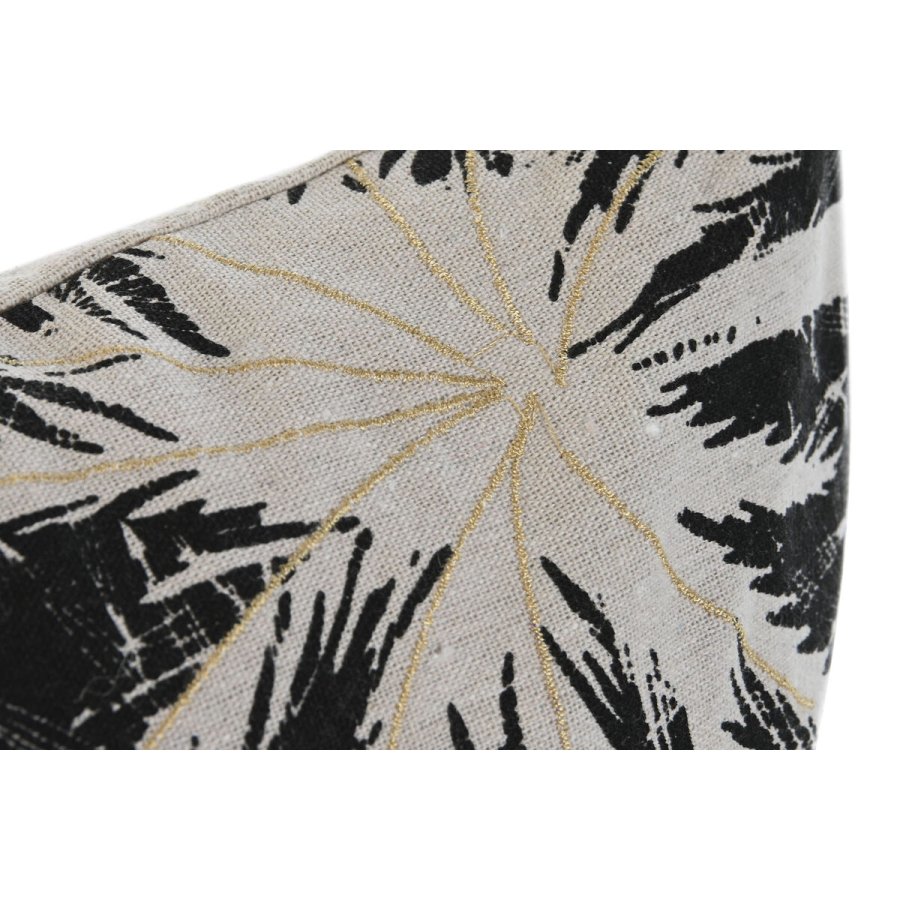 Pude Home ESPRIT Sort Boho Palmera 45 x 5 x 45 cm #3