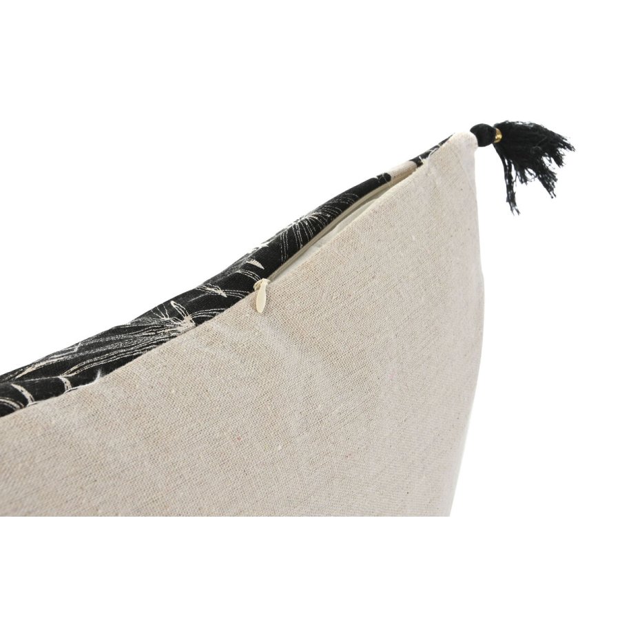 Pude Home ESPRIT Sort Boho Palmera 45 x 5 x 45 cm #5
