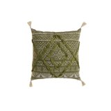 Pude Home ESPRIT Grn Boho 45 x 5 x 45 cm #1