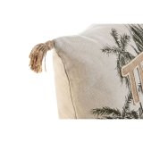Pude Home ESPRIT Beige Natur Tropisk Boho 45 x 5 x 45 cm #2
