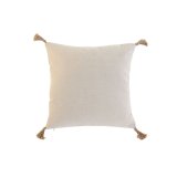 Pude Home ESPRIT Beige Natur Tropisk Boho 45 x 5 x 45 cm #3