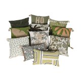Pude Home ESPRIT Grn Beige Boho 45 x 5 x 45 cm #4