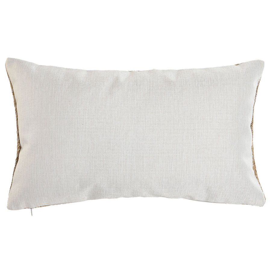 Pude Home ESPRIT Hvid Natur 50 x 15 x 30 cm #6