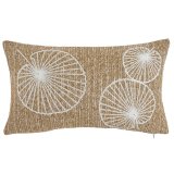 Pude Home ESPRIT Hvid Natur 50 x 15 x 30 cm #1