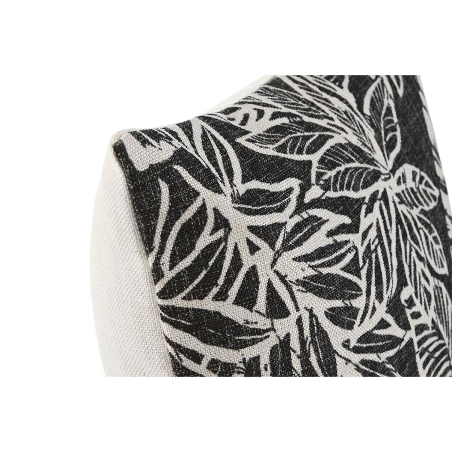 Pude Home ESPRIT Hvid Sort Udskrevet 45 x 15 x 45 cm #2