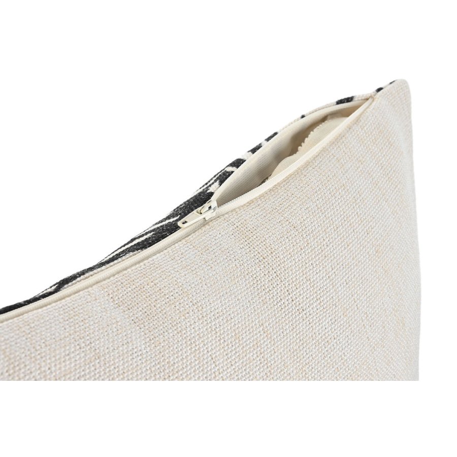 Pude Home ESPRIT Hvid Sort Udskrevet 45 x 15 x 45 cm #5