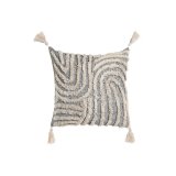 Pude Home ESPRIT Hvid Gr Kvaster Boho 45 x 15 x 45 cm #1