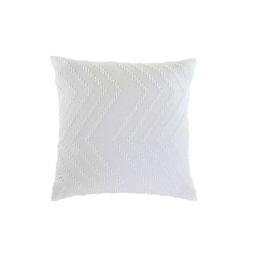 Pude Home ESPRIT Hvid 45 x 45 x 45 cm #1