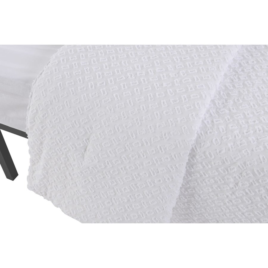 Sengetppe (vattppe) Home ESPRIT Hvid 180 x 260 cm #5