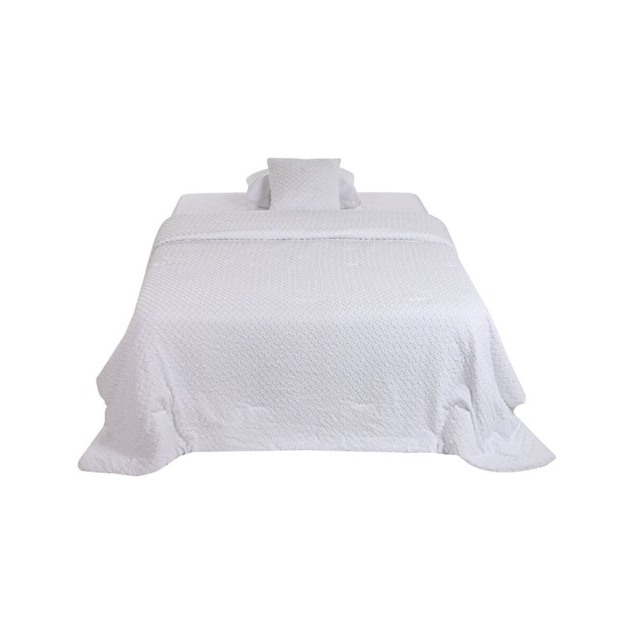 Sengetppe (vattppe) Home ESPRIT Hvid 180 x 260 cm #9