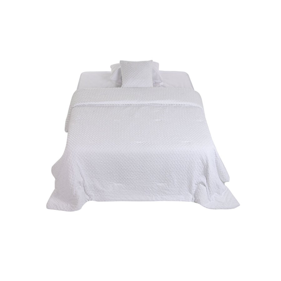 Sengetppe (vattppe) Home ESPRIT Hvid 180 x 260 cm #13