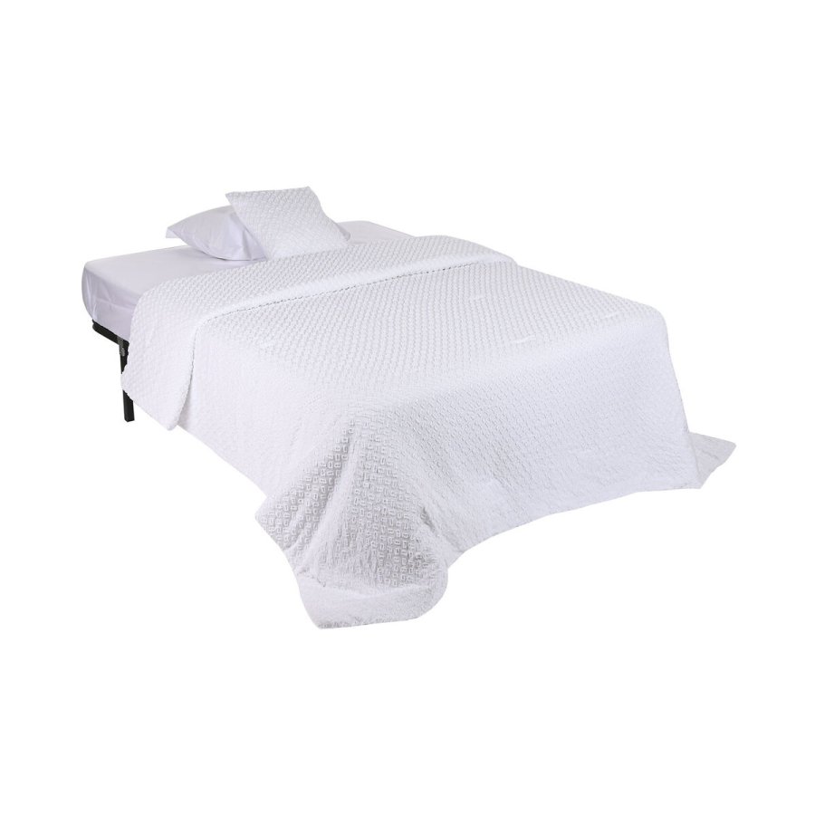 Sengetppe (vattppe) Home ESPRIT Hvid 180 x 260 cm #1