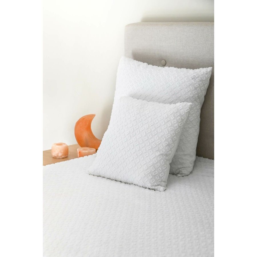 Pude Home ESPRIT Hvid 60 x 60 x 60 cm #2