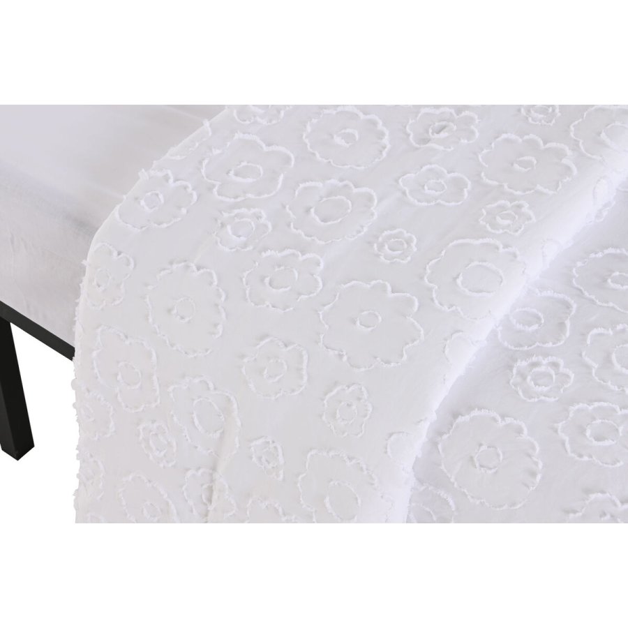 Sengetppe (vattppe) Home ESPRIT Hvid 180 x 260 cm #5