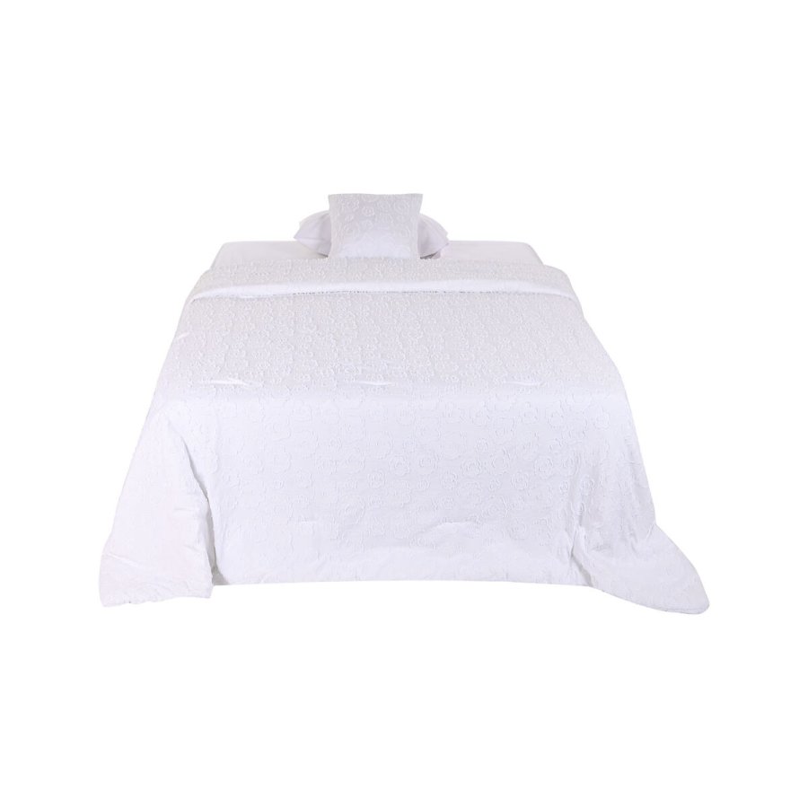 Sengetppe (vattppe) Home ESPRIT Hvid 180 x 260 cm #9