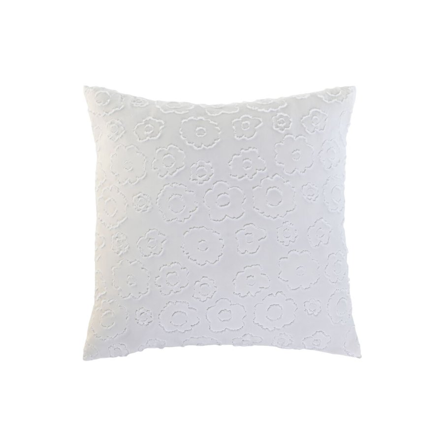 Pude Home ESPRIT Hvid 60 x 60 x 60 cm #1