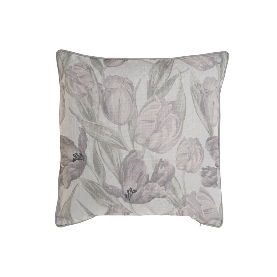 Pude Home ESPRIT Udskrevet Tulipan 45 x 10 x 45 cm #1