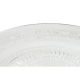 Flad Plade Home ESPRIT Gennemsigtig Krystal 33 x 33 x 9,4 cm #1